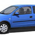 Автомобильные коврики ЭВА (EVA) для Opel Corsa III хэтчбек 3дв (C) 2000-2006 