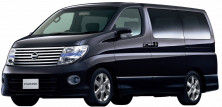 Nissan Elgrand  II правый руль (E51 7 мест) 2002-2010