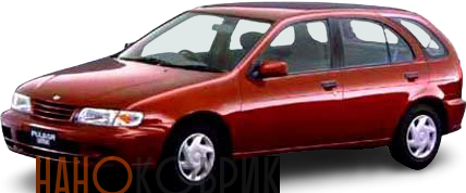 Автомобильные коврики ЭВА (EVA) для Nissan Pulsar V правый руль универсал (N15 4WD) 1997-2001 