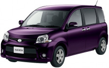 Toyota Sienta I правый руль (NCP80 5 мест) 2011-2015