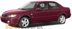 Автомобильные коврики ЭВА (EVA) для Mazda Protege правый руль седан (2WD) 1998-2003 